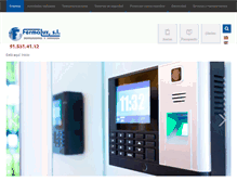 Tablet Screenshot of fermalux.com
